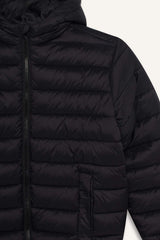 Boys Waterproof Hooded Zippered Puffer Jacket