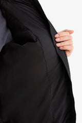 Waterproof Regular Fit Stand Collar Zippered Puffer Jacket
