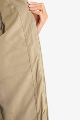 Waterproof Regular Fit Hooded Zippered Quilted Coat