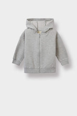 Baby Boy Hooded Zippered Sweatshirt