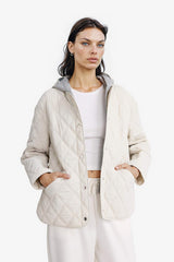Waterproof Double Sided Regular Fit Quilted Jacket