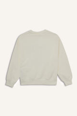 Girls Relax Fit Crew Neck Printed Sweatshirt