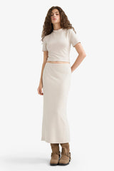 Pencil Skirt High Waist Maxi Knitted Skirt