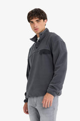 Boxy Fit Long Sleeve Sweatshirt