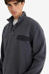 Boxy Fit Long Sleeve Sweatshirt