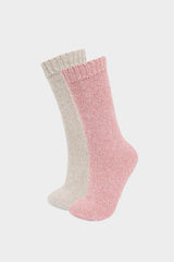 women 2-Pack Wool Winter Socks