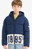 Boys Waterproof Hooded Zippered Puffer Jacket