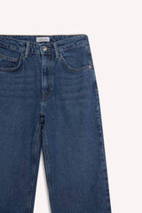Straight Wide Leg High Waist Long Jeans