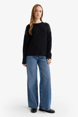 Relax Fit Crew Neck Knitwear Pullover