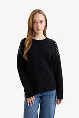 Relax Fit Crew Neck Knitwear Pullover