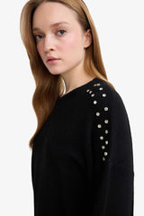 Relax Fit Crew Neck Knitwear Pullover