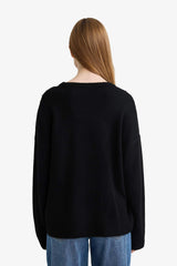 Relax Fit Crew Neck Knitwear Pullover