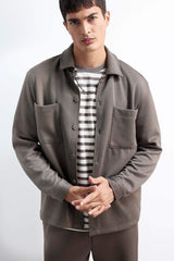 Regular Fit Woven Long Sleeve Shirt