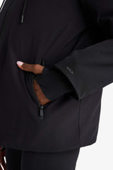Water-repellent, regular-fit, hooded, zip-up, fleece-lined jacket.