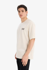 100% Cotton Looney Tunes Boxy Fit Crew Neck Back Printed Short Sleeve T-Shirt