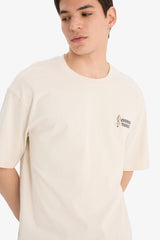 100% Cotton Looney Tunes Boxy Fit Crew Neck Back Printed Short Sleeve T-Shirt