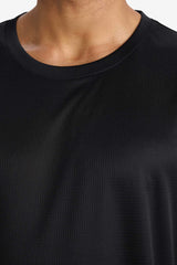 DeFactoFit Slim Fit Slim Cut Crew Neck Quick Drying Breathable Flexible Fabric Printed Sports Short Sleeve T-Shirt