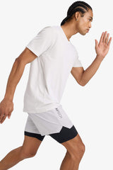 DeFactoFit Slim Fit Slim Cut Crew Neck Quick Drying Breathable Flexible Fabric Printed Sports Short Sleeve T-Shirt