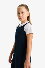 Girl's School Suspender Dress