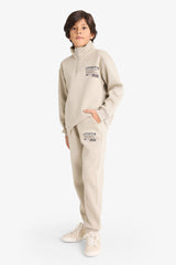 Boys' Elastic Waist Printed Sweatpants