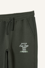 Boys' Elastic Waist Printed Sweatpants