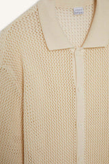 Standard Fit Short Sleeve Knit Polo T-Shirt