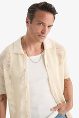 Standard Fit Short Sleeve Knit Polo T-Shirt