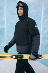 Water-repellent, regular-fit, hooded, zip-up, windproof jacket.