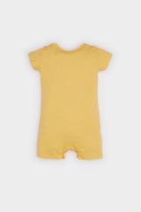 Baby Boy Newborn Disney Winnie The Pooh Combed Cotton Short Sleeve Romper