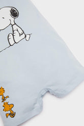Baby Boy Newborn Snoopy Cotton Short Sleeve Jumpsuit
