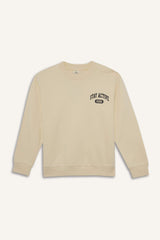 Boys Crew Neck Printed Sweatshirt with Soft Fur Inside