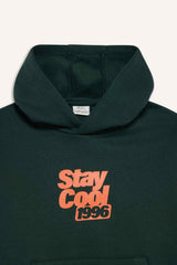 Boys Hooded Printed Sweatshirt with Soft Fur Inside