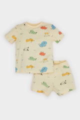 Baby Boy Cotton Top Shorts 2 Piece Pajama Set