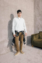 Regular Fit Half-Zip Sweatshirt