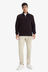 Regular Fit Half-Zip Sweatshirt