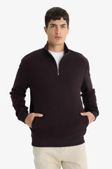 Regular Fit Half-Zip Sweatshirt