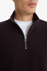 Regular Fit Half-Zip Sweatshirt