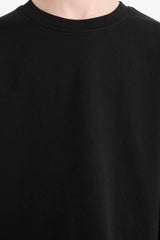 T-shirt for boys with long sleeves, loose fit, round neck.