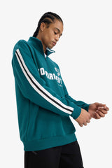 DeFactoFit Boxy Fit Printed Scuba Fabric Sports Sweatshirt