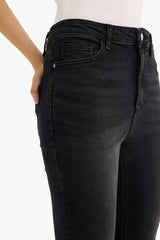 Skinny Fit High Waist Ankle Length Jeans