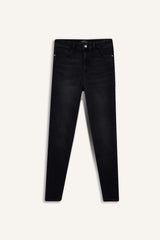 Skinny Fit High Waist Ankle Length Jeans