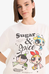 Cool PowerPuff Girls Oversize Wide Fit Short Sleeve T-Shirt