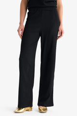 Straight cut, ribbed trousers