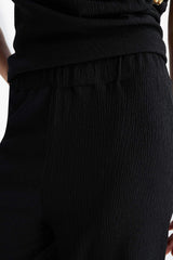 Straight cut, ribbed trousers