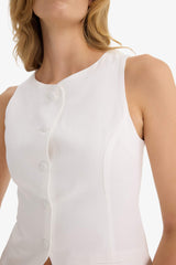 Slim Fit Crew Neck Vest