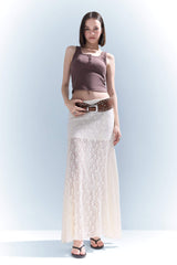 Cool Fitted Buttoned Ribbed Camisole Undershirt