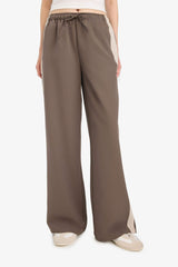 Cool wide-leg trousers, mid-rise