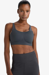 DeFactoFit Laser Cut Breathable Fabric Adjustable Strap Sports Bra