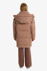 Girls Waterproof Hooded Parka