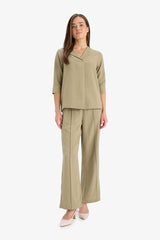 Aerobin straight-leg trousers with a regular fit